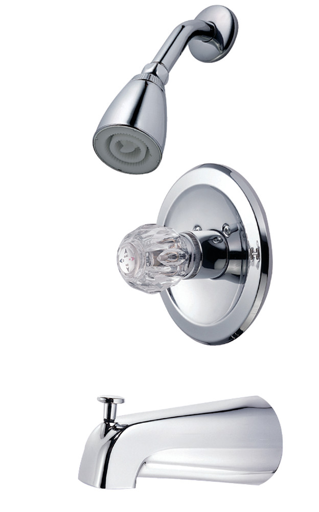 Kingston Brass KB531T Tub and Shower Trim Only for KB531, Polished Chrome