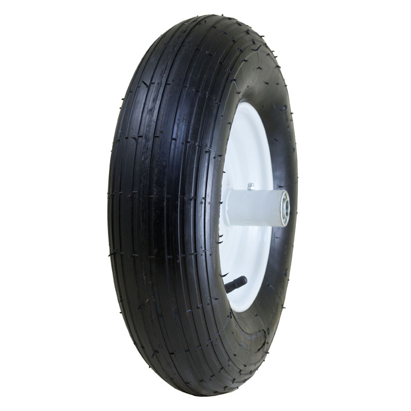 Air Filled Wheelbarrow Tire with Ribbed Tread, 4.80/4.00-8"