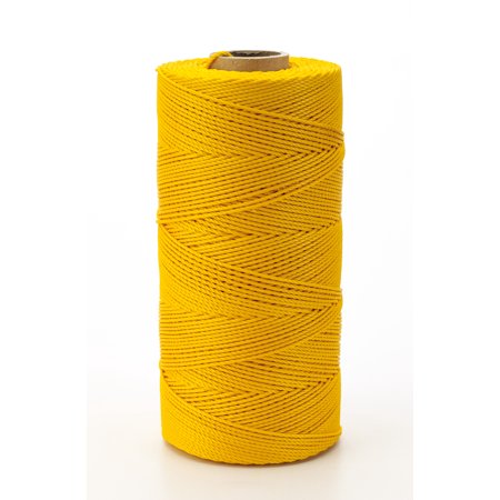 Nylon Mason Twine, 1 lb. Braided, 18 x 1000 ft., Yellow 