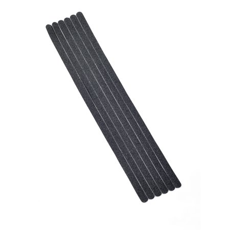 Aluminum Oxide Non Skid Abrasive Safety Tape, 5-1/2" Length x 5-1/2" Width, Black