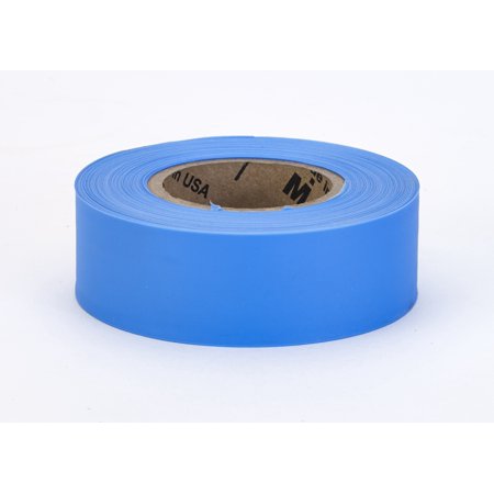 PVC TUNDRA Flagging Tape, 5 mil, 1-3/16" x 50 yd., Glo Blue 