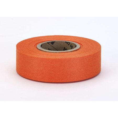 Biodegradable Flagging Tape, 1" x 100', Glo Orange