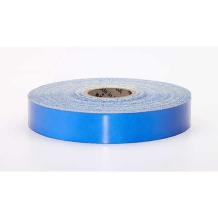 Engineering Grade Retro Reflective Adhesive Tape, 50 yds Length x 1" Width, Blue