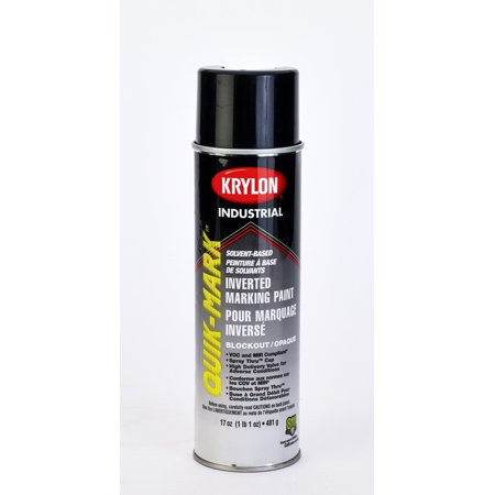 Krylon Inverted Marking Paint, 20 oz, 12 PK, S03550V-Asphalt Blk