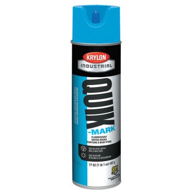 Waterbased Inverted Spray Paint Flo Blue 3620, 20 oz, 12 PK