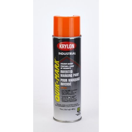 Krylon Inverted Marking Paint, 20 oz, 12 PK, S03731V-Bright Orange