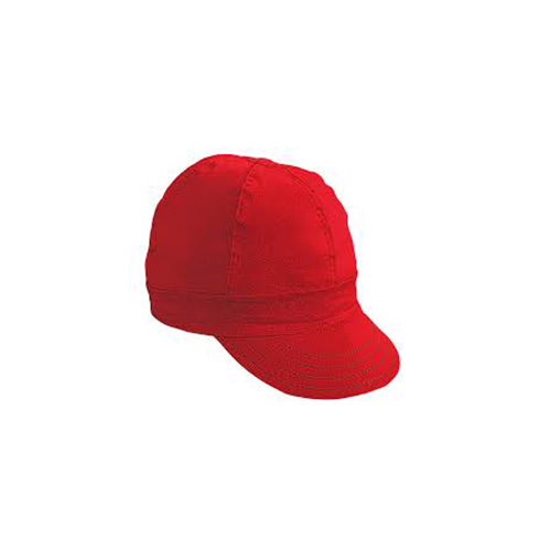 Kromer Red Twill Style Welder Cap 7 3/ 8, Cotton, Length 5", Width 6"