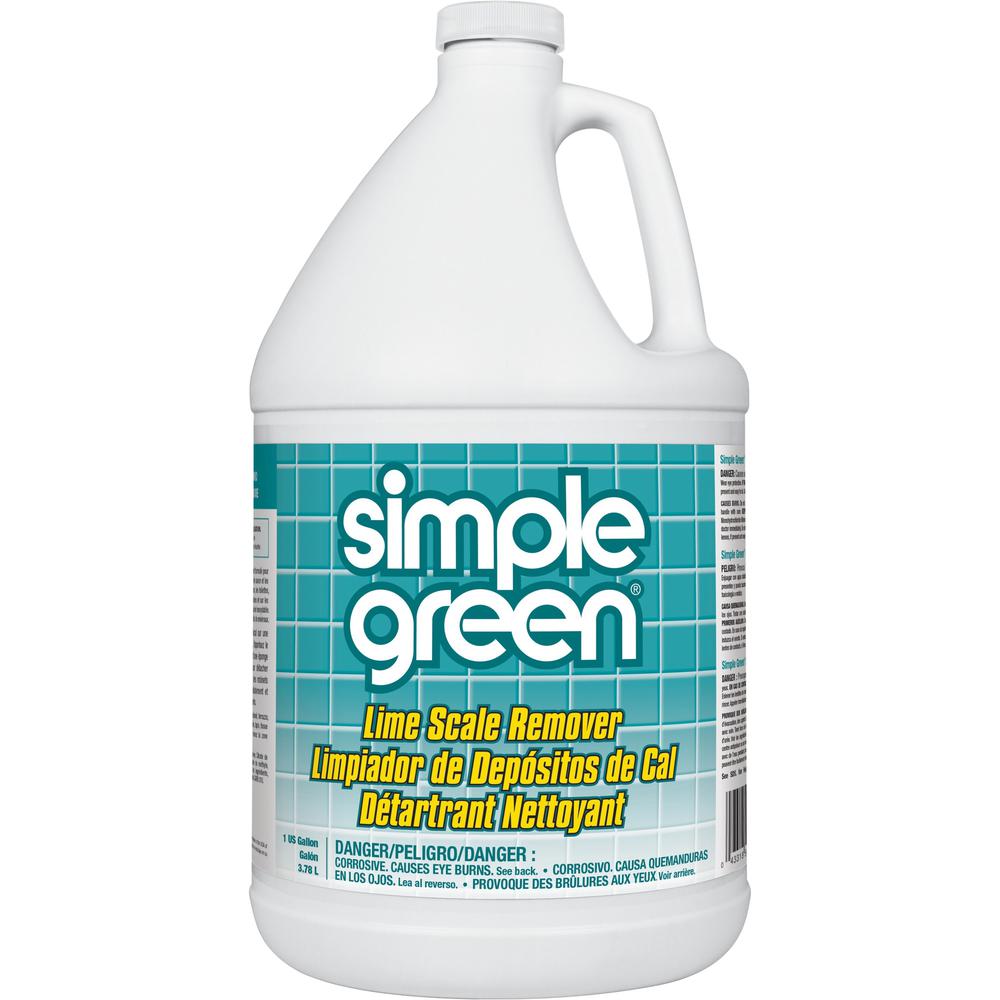 Simple Green Lime Scale Remover - Liquid - 128 fl oz (4 quart) - Wintergreen Scent - 6 / Carton