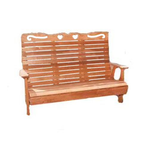 4' Royal Highback Sweetheart Bench